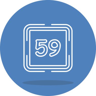 59 Web simgesi vektör illüstrasyonu