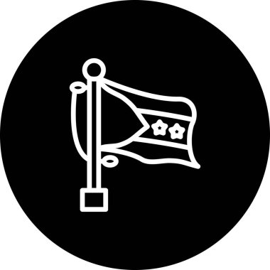 national flag of Sao Tome And Prince, icon design element