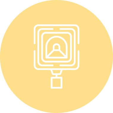 Tünel Dengeli Düz Modern Tasarım Elemanı