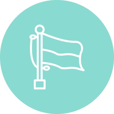 Polonya bayrağı, vektör simgesi