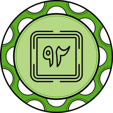 92 Web simgesi vektör illüstrasyonu