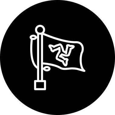 Man Adası ulusal bayrağı, simge tasarımı ögesi