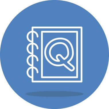 Büyük harf Q Stili Modern Dijital Sanat Nesnesi