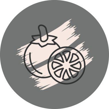 Portakal ve limon dilimleri çizimi