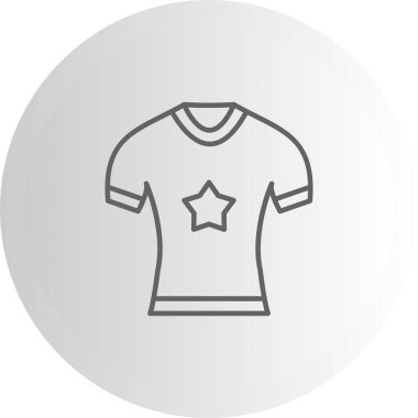 Yıldız grafikli basit t-shirt tasarımı