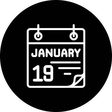 19 Ocak Profesyonel Temiz Düz Grafik Özelliği