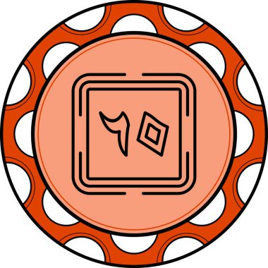 Altmış web simgesi vektör illüstrasyonu