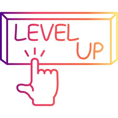 Üst Düzey Web simgesi vektör illüstrasyonu