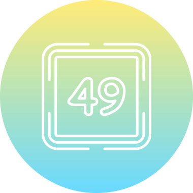 49 Web simgesi vektör illüstrasyonu