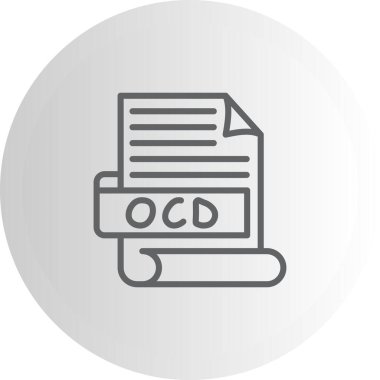 OCD Minimal Flat User Experience Symbol