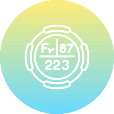 Fransiyum Sofistike Temiz Ürün Grafik Şekli