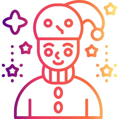 Şenlikli kış şapkası takan gülümseyen kişi