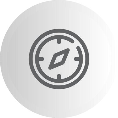 Pusula aracı gezinme web simgesi