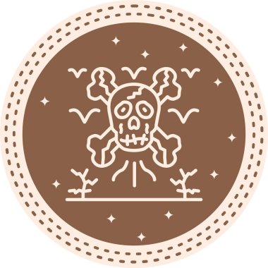 Tehlike İşareti Ayırt Edilmiş Modern Temiz Sanat Özelliği