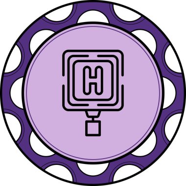 Hastane Minimum Düz Yaratıcı Grafik Tasarımı