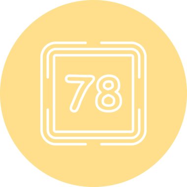 78 Web simgesi vektör illüstrasyonu