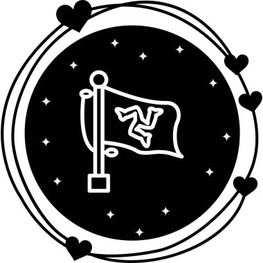 Man Adası ulusal bayrağı, simge tasarımı ögesi