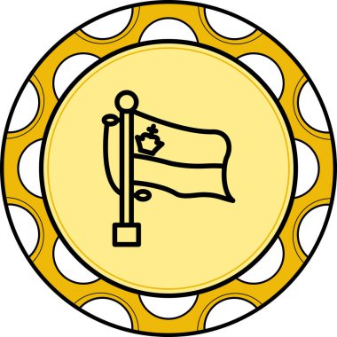 Lihtenştayn simgesinin ulusal bayrağı, tasarım ögesi