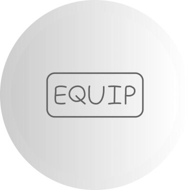 Equip Gear Web simgesi vektör illüstrasyonuName