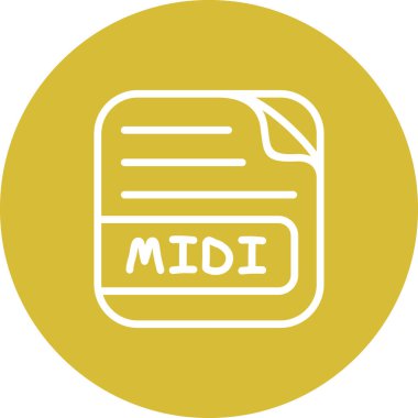 MIDI File Professional Innovative Flat Design Layout