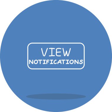 Bildirimleri Görüntüle Simge Tasarımı