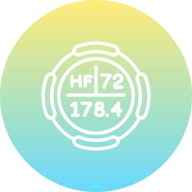 Hafniyum sembolü, periyodik tablonun kimyasal elementi, vektör simgesi