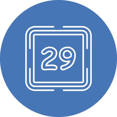 29 Web simgesi vektör illüstrasyonu