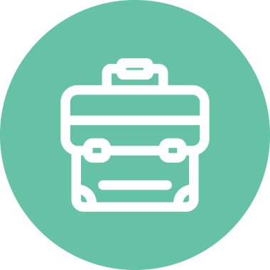 Evrak Çantası'nı web simge vektör çizim