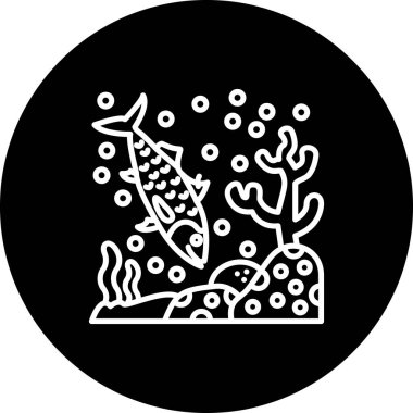 vector illustration, Atlantic Bonito icon element