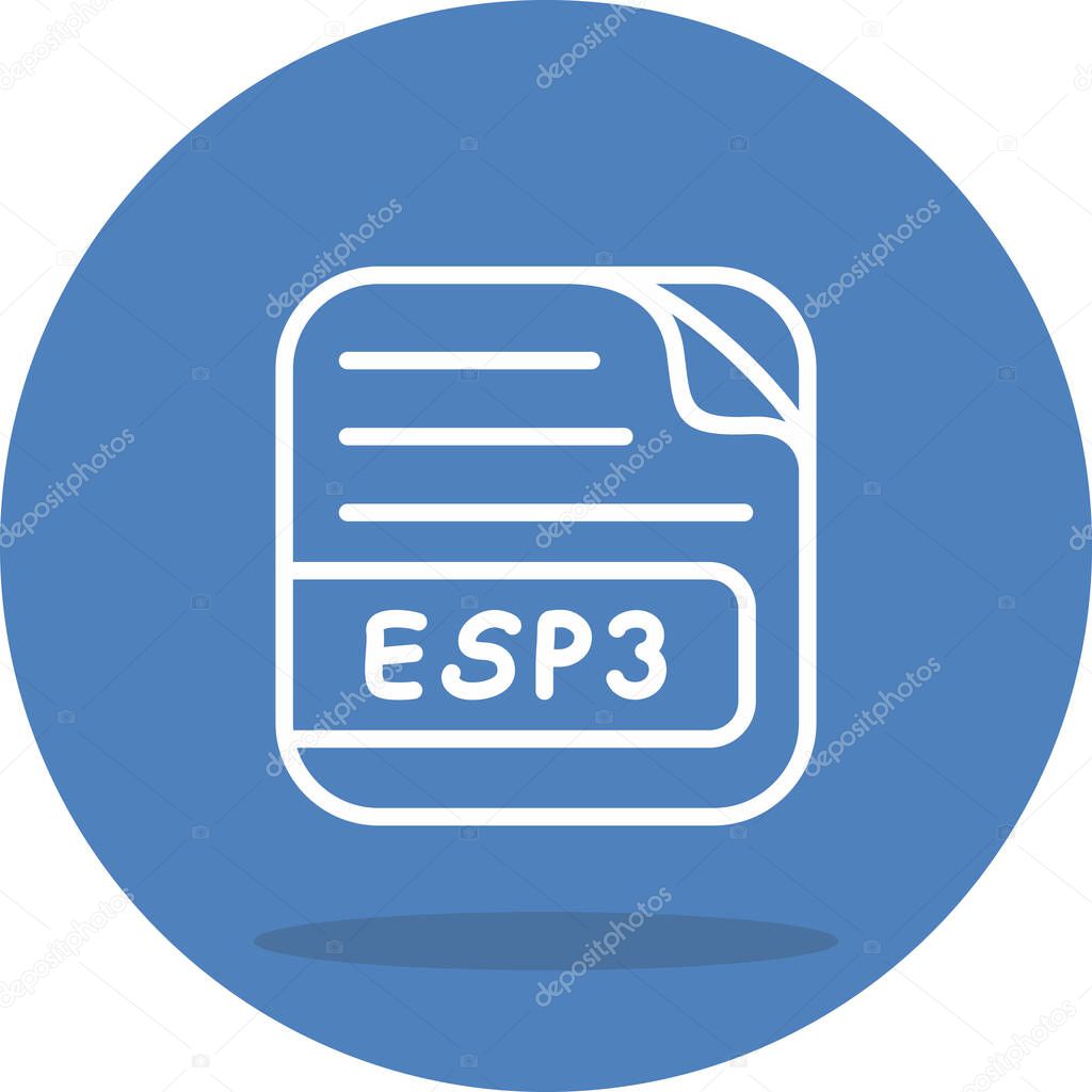 ESP3 File High Quality Modern Vector Element