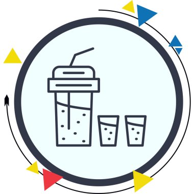 Soda Zarif Minimum Dijital Grafik Sembolü