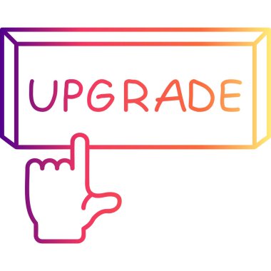 Web simgesi vektör illüstrasyonunu yükselt