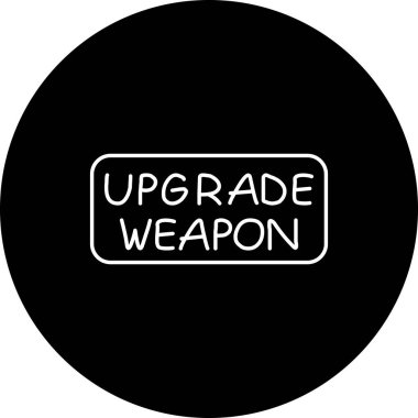 Silah Ağı ikon vektör illüstrasyonunu yükselt