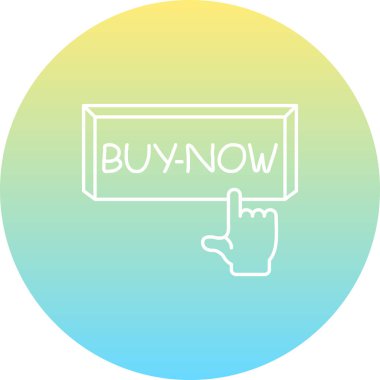 Şimdi Simge Basit düz illüstrasyon al