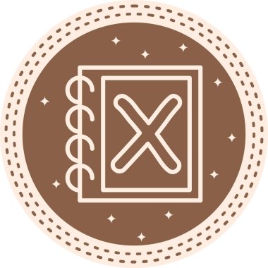 Büyük Harf X Web simgesi vektör illüstrasyonu