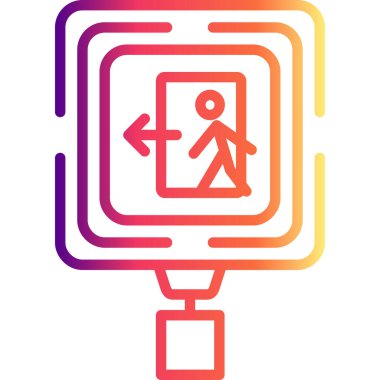 Sol Çıkış Yaratıcı Eşsiz Markalaştırma Vektörü Elemanı