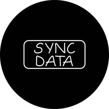  veri simgesi vektör illüstrasyon tasarımı