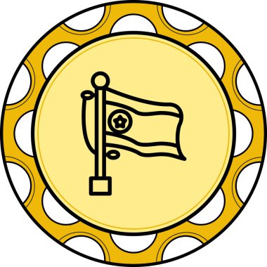 Kuzey Kore ulusal bayrağı, simge tasarımı ögesi