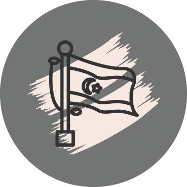 Kuzey Kıbrıs Cüzdanı Dinamik Modern Yaratıcı Vektör Varlığı