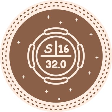 Sülfür sembolü, periyodik tablonun kimyasal elementi, vektör simgesi