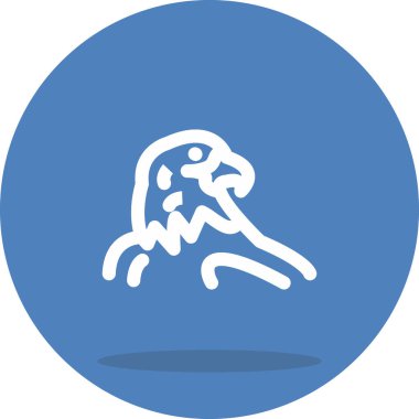 Kartal simgesi vektör illüstrasyon tasarımı