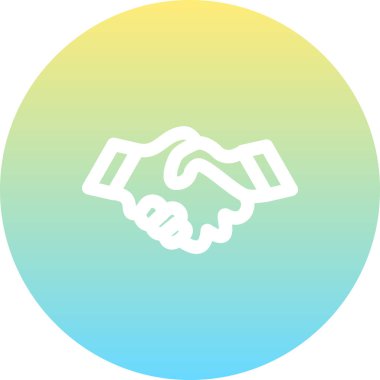 İnsanlar el sıkışır, resmi bir işbirliği anlaşmasını sembolize eder.