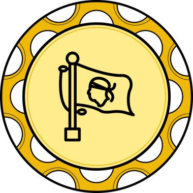 Korsika ulusal bayrağı, simge tasarımı ögesi