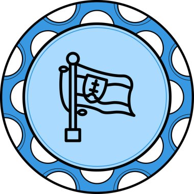 national flag of Slovakia, icon design element