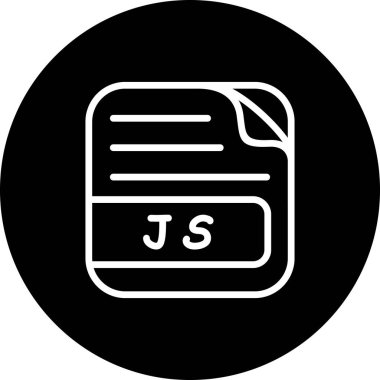 JS Dosyası Eşsiz Yenilikçi Dijital Grafik Sembolü