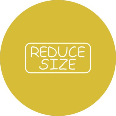 Boyut Web ikonu vektör resimlemesini Azalt