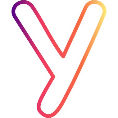 Small Letter Y Stylish High Resolution Art Symbol