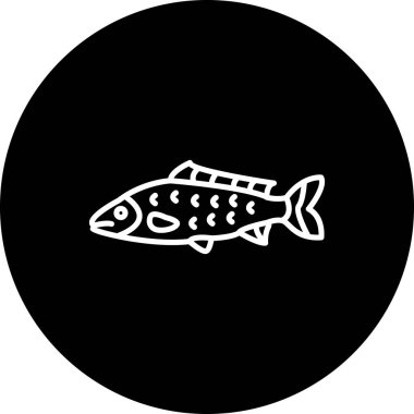 Genel Sazan Ağı simgesi, vektör illüstrasyonu