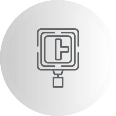 Yan Yol Modern Dijital Grafik Özelliği