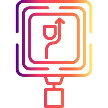 Sağ Web simgesi vektör illüstrasyonunu koru